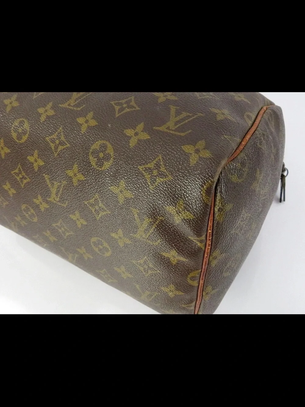 Louis Vuitton Brown Monogram Duffel Bag with Vachetta Trim